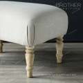 Modern unique small upholstered foot ottoman